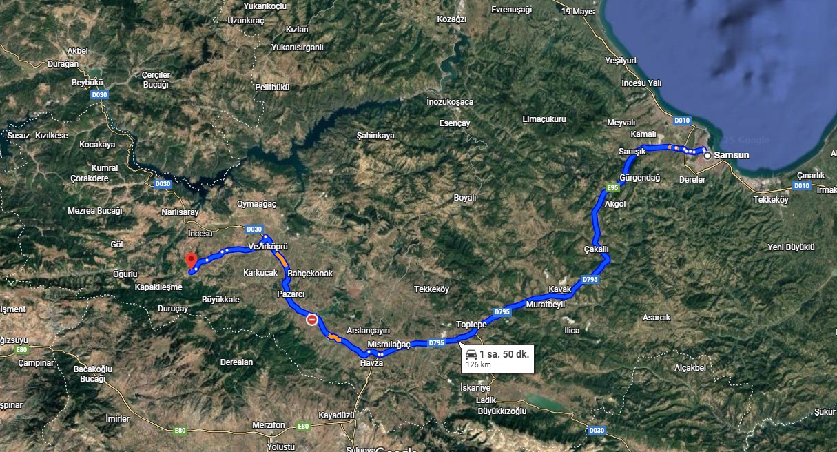   KILIÇGÜNEY MAH 3 PARSEL YANYANA 10.920 M²  TARLAMIZ SATILIKTIR - SAMSUN VEZİRKÖPRÜ fotoğraf 7